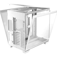 Antec C8 Aluminum White Full Tower Case - Dual Chamber Glass Panel