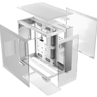 Antec C8 Aluminum White Full Tower Case - Dual Chamber Glass Panel