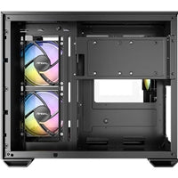 Antec CX600M Trio ARGB Mini Tower Case - Tempered Glass Dual Chamber