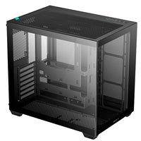 DeepCool CG530 Dual-Chamber Mid Tower Case - Tempered Glass, Black