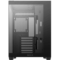 DeepCool CG530 Dual-Chamber Mid Tower Case - Tempered Glass, Black