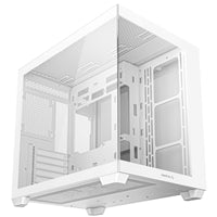 DeepCool CG530 White Dual-Chamber ATX Case - Tempered Glass