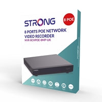 STRONG 8 Channel 4K PoE NVR 8MP H.265+ ONVIF Network Video Recorder