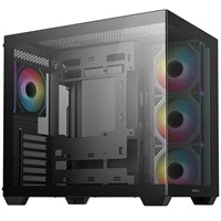 DeepCool CG530 Mid-Tower ATX Case - Dual Tempered Glass, 4 ARGB Fans