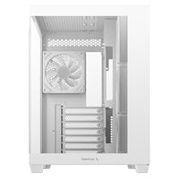 DeepCool CG530 White ATX Case - Dual Tempered Glass, 4 ARGB Fans