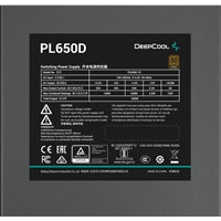 DeepCool PL650D 650W 80 Plus Bronze PSU - ATX3.1 PCIe 5.0 Non-Modular