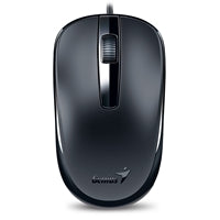 Genius DX-120 USB-C Wired Optical Mouse - 1200 DPI, Black