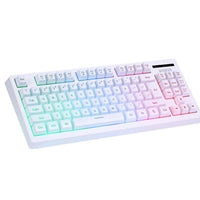 Marvo CM310 White TKL Gaming Bundle - 87-Key RGB Keyboard & Mouse