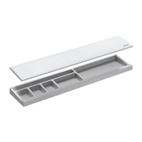 Marvo K002 Crest 60 Ergonomic Keyboard Wrist Rest - White PU Padded