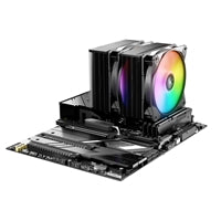 be quiet! Pure Rock Pro 3 LX CPU Cooler - 250W TDP, 6 Heat Pipes, ARGB