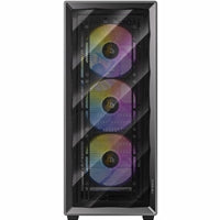 ANTEC AX85 ARGB Mid Tower Case - Black Steel, Tempered Glass, Mesh Front