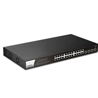DrayTek VSP1281X-K 24-Port PoE+ Managed Switch 140W 10GbE SFP+