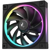 DeepCool FL12 120mm ARGB PWM Fan 3-Pack Black - Fluid Dynamic Bearing