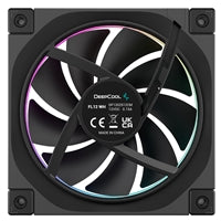 DeepCool FL12 120mm ARGB PWM Fan 3-Pack Black - Fluid Dynamic Bearing