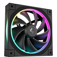 DeepCool FL12 120mm ARGB PWM Fan 3-Pack Black - Fluid Dynamic Bearing