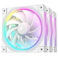DeepCool FL12 120mm ARGB PWM Fan 3-Pack White Fluid Dynamic