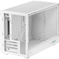 DeepCool CH260 White Micro-ATX Case - Tempered Glass, USB-C, 360mm