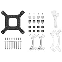 DeepCool LE240 V2 White 240mm AIO Liquid Cooler ARGB Aluminum