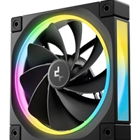 DeepCool FL12 120mm ARGB PWM Fan 3-Pack Black 2150 RPM