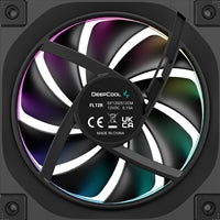 DeepCool FL12 120mm ARGB PWM Fan 3-Pack Black 2150 RPM