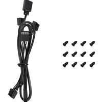 DeepCool FL12 120mm ARGB PWM Fan 3-Pack Black 2150 RPM