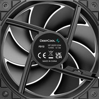 DeepCool FD12 120mm PWM Case Fan 3-Pack - Hydro Bearing, Black