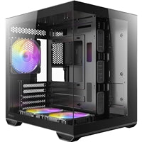 Antec CX60M ARGB Mini Tower Case - Tempered Glass Micro ATX Black