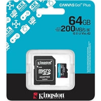 Kingston Canvas Go! Plus SDCG4/256GB 256GB Micro SD Card, UHS-1 (U3)