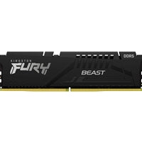Kingston FURY Beast KF556C40BBK2-64 64GB (2 x 32GB) 5600MHz, DDR5, DIMM, CL40, System Memory, Black Heatsink