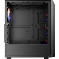 Antec AX67 ARGB Mid-Tower Case - Mesh Front, 4x120mm ARGB Fans, TG