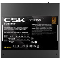 Antec CSK DC 750W PSU 80+ Bronze Non-Modular ATX PCIe 5.1 Ready