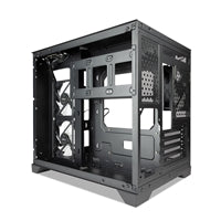 TecWare VXN Evo mATX Case - Dual-Chamber Steel Tempered Glass, 3 ARGB Fans