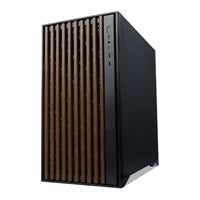 TecWare Timber ATX Mid Tower Case - Wood Panel, Mesh, 4x120mm Fans