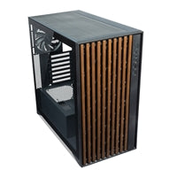 TecWare Timber ATX Mid Tower Case - Wood Panel, Mesh, 4x120mm Fans
