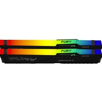 Kingston FURY Beast KF560C36BBEAK2-64 Gaming System Memory, DIMM, DDR5, 6000MHz, RGB, 64GB (2 x 32GB), Black Heatsink, 288 Pin, 1.35v, CL36