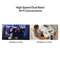 Mercusys MA20N AC650 Nano USB WiFi Adapter - Dual Band 5GHz 2.4GHz