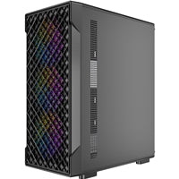 Antec VX320 ARGB Mid-Tower Case - Mesh Front, 4x120mm Fans, TG
