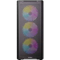 Antec VX310 ARGB Mid-Tower Case - Mesh Front, 4x120mm Fans, TG