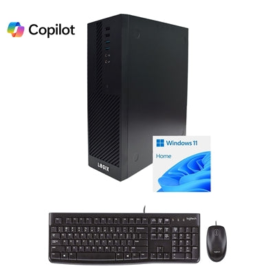 LOGIX 14th Gen Intel i3 SFF Desktop PC | 8GB RAM, 500GB SSD, Win 11