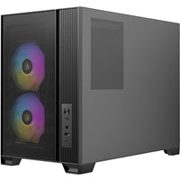 Antec FLUX M Micro-ATX Mini Tower Case - 6 ARGB PWM Fans, USB-C