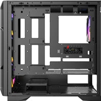 Antec AX1000 ARGB Mid-Tower Case - Steel Mesh, 4x140mm PWM Fans