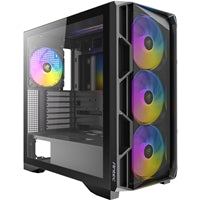 Antec AX1000 ARGB Mid-Tower Case - Steel Mesh, 4x140mm PWM Fans