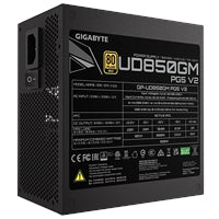 GIGABYTE GP-UD850GM 850W V2, 80 Plus Gold Certified Fully Modular Power Supply, PCIe Gen 5.1, 80 PLUS Gold, Fully Modular Design, 120mm Fan, ATX 3.1 compatible, UK Plug