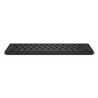 HP 355 compact Bluetooth keyboard in black, QWERTY UK layout, pairs with 3 devices, up to 2 years battery life.