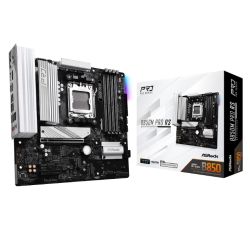 ASRock B850M PRO RS AM5 Micro ATX Motherboard - DDR5, PCIe 5.0, 2.5G LAN
