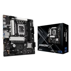 ASRock B860M-X Micro ATX Motherboard LGA1851 DDR5 PCIe 5.0 2.5G LAN