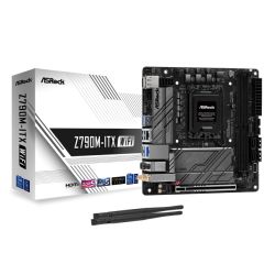 ASRock Z790M-ITX WiFi 6E Mini ITX Motherboard - DDR5, PCIe 5.0, Dual LAN