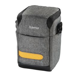 Hama Terra 90 Camera Case - Recycled Polyester, Grey, Belt Loop