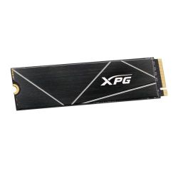 ADATA 4TB XPG GAMMIX S70 Blade M.2 NVMe SSD in a black aluminum casing, PCIe 4.0, 3D NAND technology.
