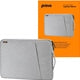 Prevo 14 Inch Laptop Sleeve - Water-Resistant Polyester, Grey